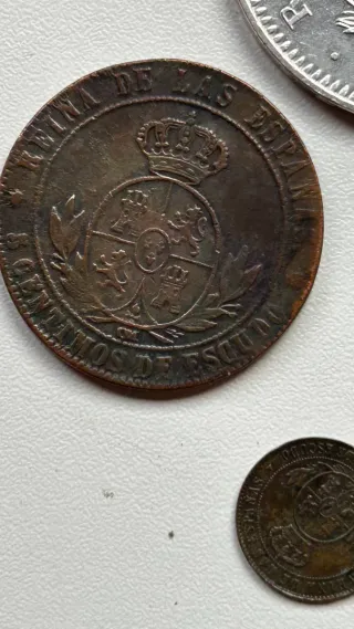 Lote de 6 monedas antiguas