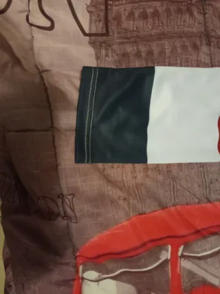 Polo stile rugby righe blu, rosse, bianche