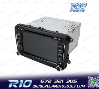 RADIO GPS ANDROID 13 PARA VOLKSWAGEN VW SEAT SKODA TOURAN 7"