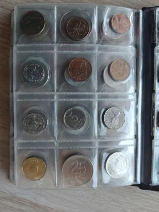 Álbum Lote Monedas Mundo Algunas Sc