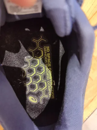 Zapatillas Asics Talla 40 Azul/Amarillo