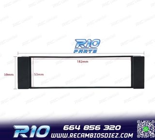 MARCO NEGRO RADIO 1-DIN AUDI A3 8L A6 4B SEAT LEON TOLEDO FI