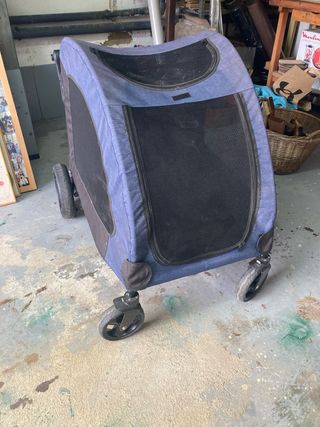 Cochecito para perros azul Perfecto