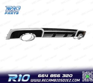 DIFUSOR AUDI A3 8V 12-16 LOOK RS3 + COLAS ESCAPE
