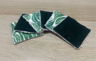 Discos desmaquillantes reutilizables hechos a mano