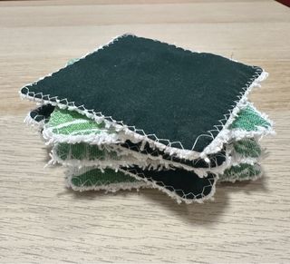 Discos desmaquillantes reutilizables hechos a mano