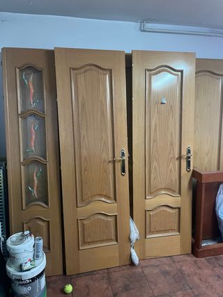 Puertas de roble macizo