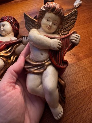 Angelitos vintage musicales (2 unidades)
