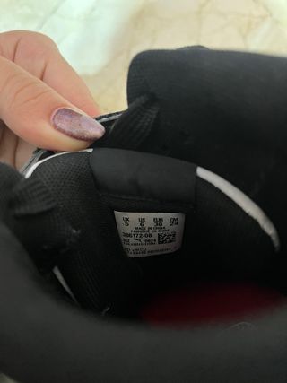 Zapatillas Puma Altas Negras Rojas Blancas