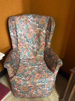 2 Sillones Florales de Tela