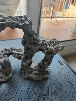 Decoración acuario roca artificial