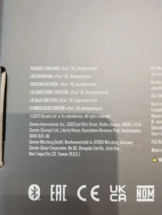 GPS Garmin etrex SE