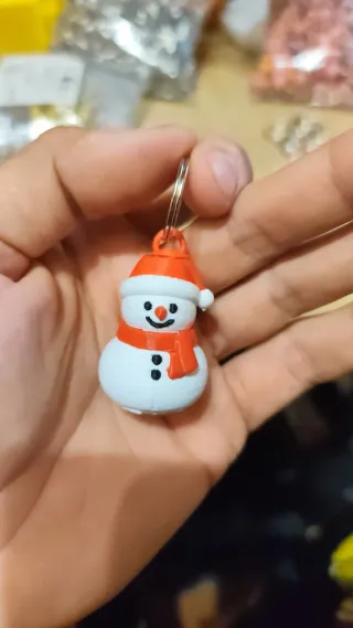 Llaveros y Pendientes Navideños Santa Claus