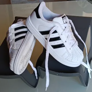 Adidas Superstar Tg 25 Scarpe Bambino/a Unisex