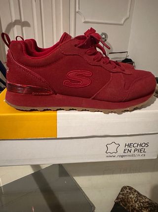 Zapatillas Skechers Rojas