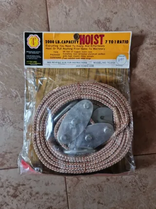 Polea 2000 Lbs Capacidad 7:1 Ratio