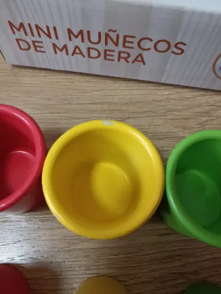 Mini Muñecos de Madera Montessori