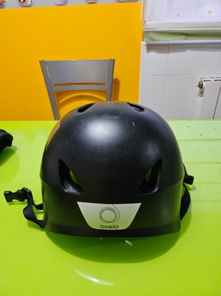 Kit Protecciones Skate/Patinaje Casco Rodilleras