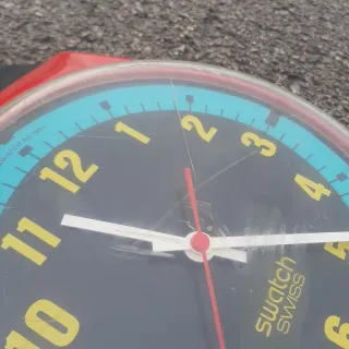 Swatch XL Exposición Reloj de Pared