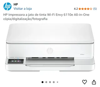 Stampante HP Envy 6110e Wi-Fi All-in-One