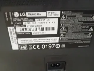 LG Smart TV Negro