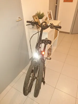 Bicicleta Plegable Negra....regalo casco