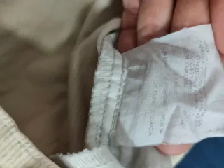 Pantalones de pana beige