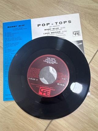 Vinilo Mamy Blue Pop Tops - Versión Española