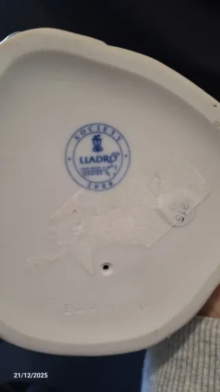 Figura Lladro Payaso Niña Perro Caja Original