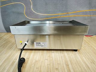 Plancha Eléctrica Profesional de Acero Inoxi 3000W