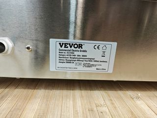 Plancha Eléctrica Profesional de Acero Inoxi 3000W