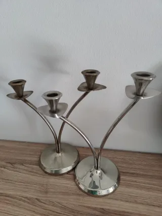 Set Candelabros Vintage