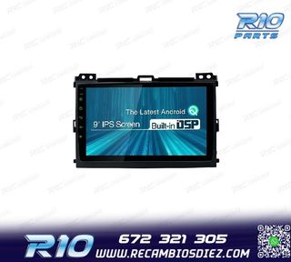 RADIO GPS ANDROID 12 PARA TOYOTA LAND CRUISER 02-09