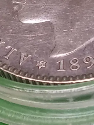 Moneda 1 Peseta 1899 Alfonso XIII Plata