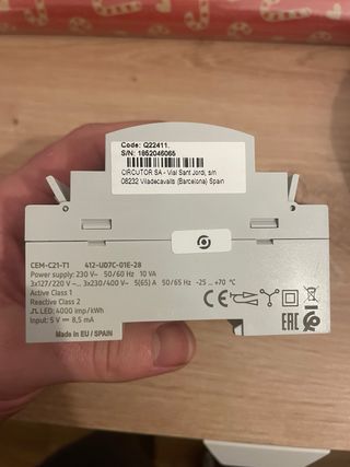 Circutor CEM C21 T1 Contador Energía Trifásico