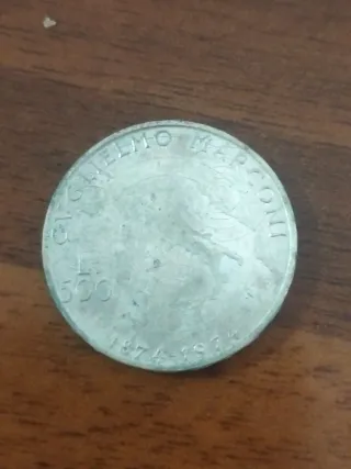 30-500 Lire Argento Marconi