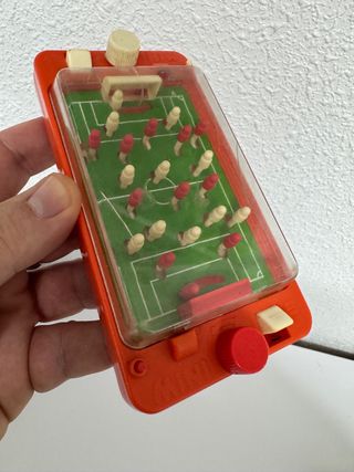 ANTIGUO MINI FUTBOLÍN RETRO AÑOS 80 ESTADO 6/10