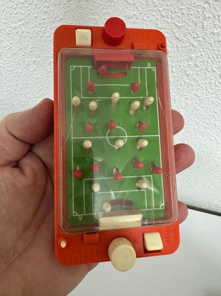ANTIGUO MINI FUTBOLÍN RETRO AÑOS 80 ESTADO 6/10