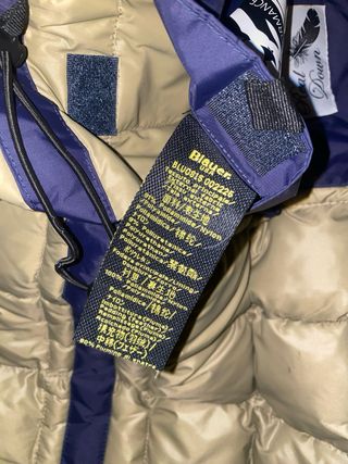 Blauer Giubbotto Parka Blu