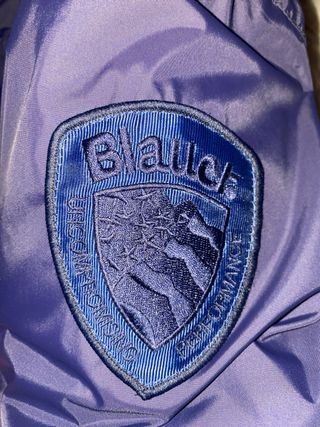 Blauer Giubbotto Parka Blu