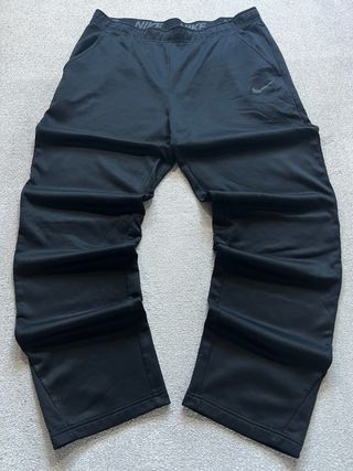 Pantalón Ancho de Chándal Nike Negro