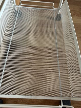 Carrito Auxiliar Metálico Blanco IKEA