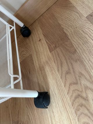 Carrito Auxiliar Metálico Blanco IKEA