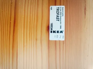 2 Estantes TROFAST madera+Mueble TROFAST