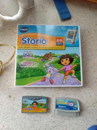 Tablet VTech Storio 2 + Juego Dora + Mochila