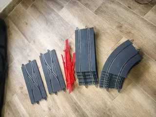 Lote de pistas Scalextric grises