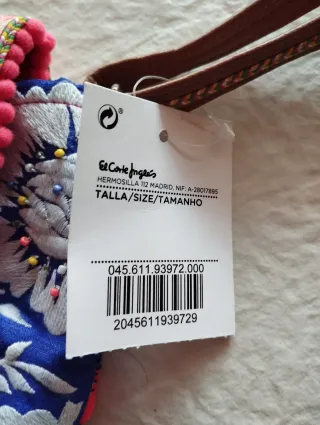Bolso bandolera bordado A ESTRENAR