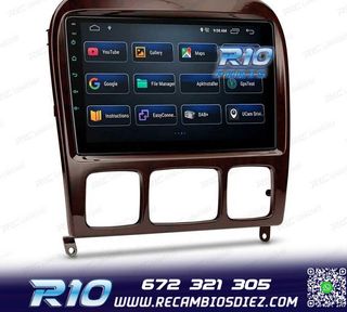 RADIO GPS ANDROID 13 MERCEDES CLASE S W220 98-05