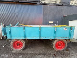 Remolque de tractor azul Serie 1654