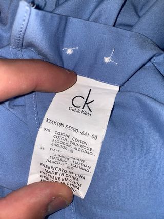 Camicia Calvin Klein Azzurra Uomo